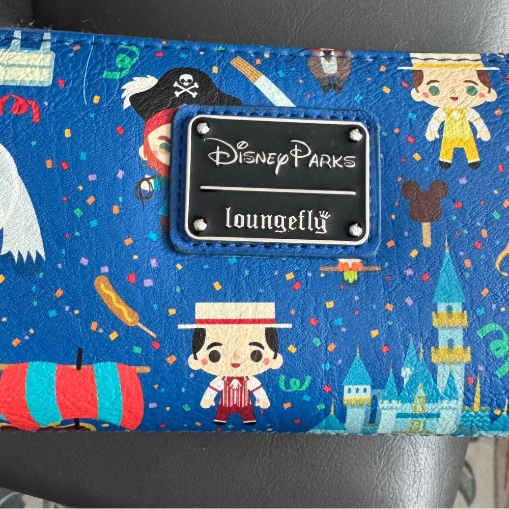 Loungefly Disney Parks Blue Wallet